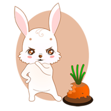 Yuu, the happy rabbit sticker #986895