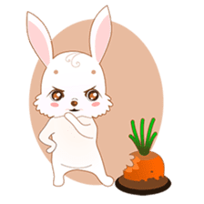 Yuu, the happy rabbit sticker #986895