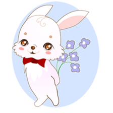 Yuu, the happy rabbit sticker #986896