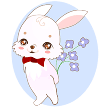 Yuu, the happy rabbit sticker #986896