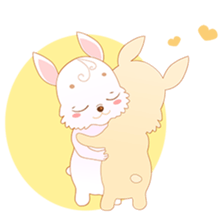Yuu, the happy rabbit sticker #986900