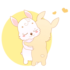 Yuu, the happy rabbit sticker #986900