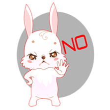 Yuu, the happy rabbit sticker #986902