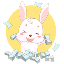 Yuu, the happy rabbit sticker #986905