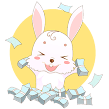 Yuu, the happy rabbit sticker #986905