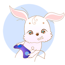 Yuu, the happy rabbit sticker #986906