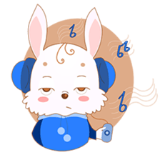 Yuu, the happy rabbit sticker #986915