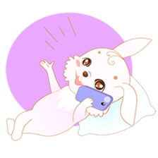 Yuu, the happy rabbit sticker #986922
