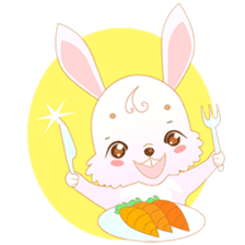 Yuu, the happy rabbit sticker #986926