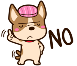 French bulldog that is reliable. sticker #986985