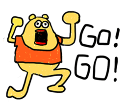 Slackin' Bear sticker #987041