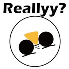 Nose sunglasses ask a reason in English sticker #987329