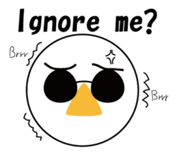 Nose sunglasses ask a reason in English sticker #987331