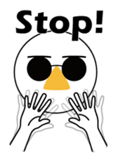 Nose sunglasses ask a reason in English sticker #987333