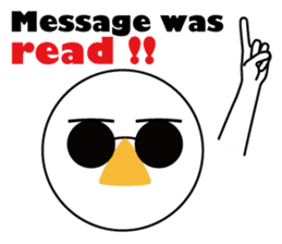 Nose sunglasses ask a reason in English sticker #987335