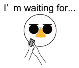 Nose sunglasses ask a reason in English sticker #987338