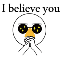 Nose sunglasses ask a reason in English sticker #987343