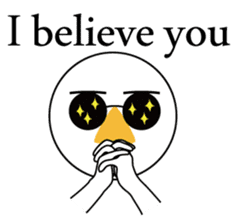 Nose sunglasses ask a reason in English sticker #987343