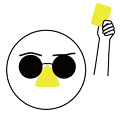 Nose sunglasses ask a reason in English sticker #987345