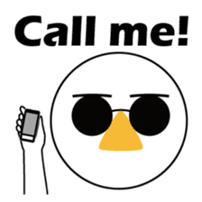 Nose sunglasses ask a reason in English sticker #987347