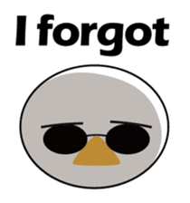 Nose sunglasses ask a reason in English sticker #987349