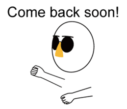 Nose sunglasses ask a reason in English sticker #987352