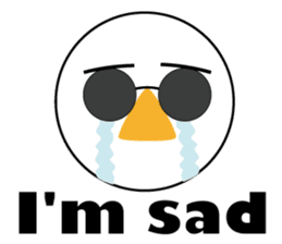 Nose sunglasses ask a reason in English sticker #987354