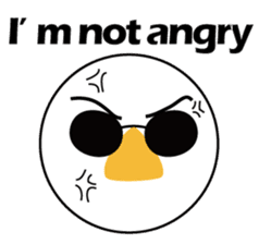 Nose sunglasses ask a reason in English sticker #987356