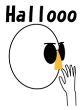 Nose sunglasses ask a reason in English sticker #987357