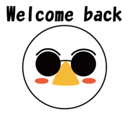 Nose sunglasses ask a reason in English sticker #987359