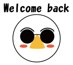 Nose sunglasses ask a reason in English sticker #987359