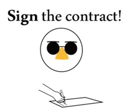 Nose sunglasses ask a reason in English sticker #987360