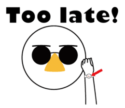 Nose sunglasses ask a reason in English sticker #987362