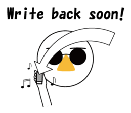 Nose sunglasses ask a reason in English sticker #987363