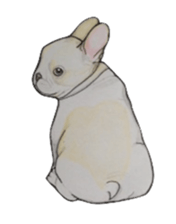 French bulldog Sticker 2 sticker #987577