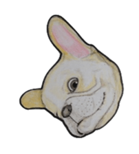 French bulldog Sticker 2 sticker #987583