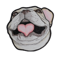 French bulldog Sticker 2 sticker #987585
