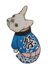 French bulldog Sticker 2 sticker #987591