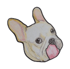 French bulldog Sticker 2 sticker #987595