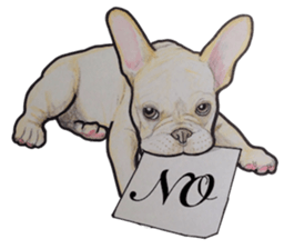 French bulldog Sticker 2 sticker #987597