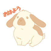 Lop eared rabbit sticker #987855
