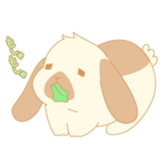 Lop eared rabbit sticker #987879
