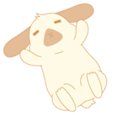 Lop eared rabbit sticker #987885