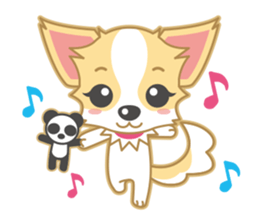 Cute Chihuahua Sticker sticker #988447
