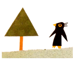 Mr. Penguin and a red cat sticker #988659