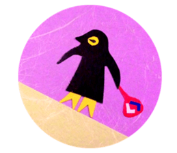 Mr. Penguin and a red cat sticker #988671