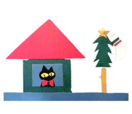Mr. Penguin and a red cat sticker #988685