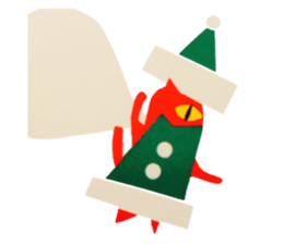 Mr. Penguin and a red cat sticker #988686