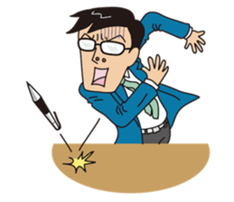 JAPANESE CRAZY JOB INTERVIEW sticker #988830