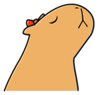 Capybara family sticker #988980